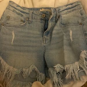 altard state denim jean shorts
